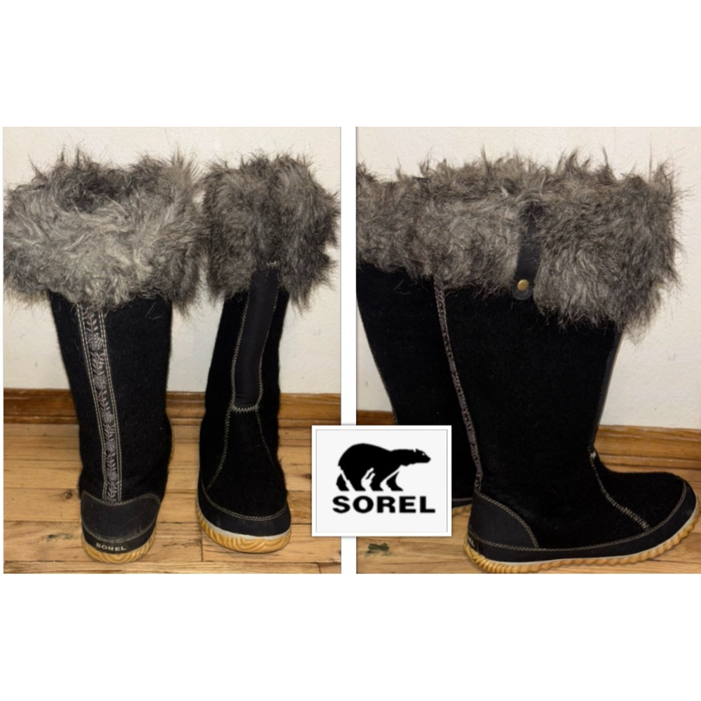 Sorel Cozy Cate Womens 9 Waterproof Winter après-ski Faux Fur Traction Boots
